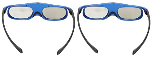 Haofy DLP 3D-Brille, Active Shutter-Technologie, Ultraschnelle Bildwiederholfrequenz 96–144 Hz, Wiederaufladbar über USB, Kompatibel mit DLPLink-Projektoren
