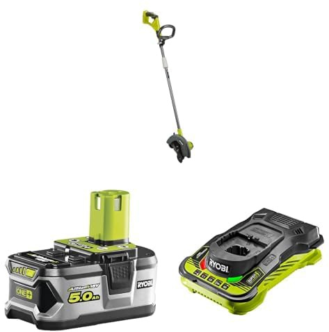 Ryobi RY18EGA-0 22cm Edger + 5ah Battery & Charger