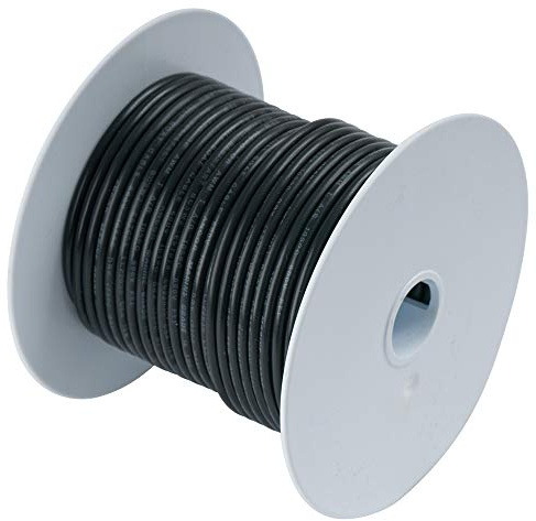 Ancor Marine Grade Primary Wire and Battery Cable, 116005, Black, 50'
