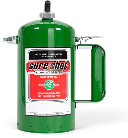 Sure Shot A1000G Sprayer Steel Interior, Green Exterior, 32 oz Capacity