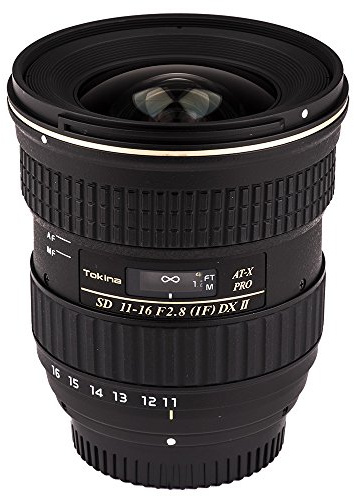 Tokina ATXAF116DXIIN 11 – 16 mm f/2.8 Pro dx-ii obiettivo per Nikon F, nero