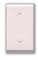 AVE 45B52 - COMMUTATORE con FRECCE 2P 10A 250V BANQUISE