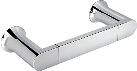 Moen BH3886CH Genta Badezimmer-Handtuchstange, modern, mit zwei Pfosten, Chrom