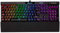 Corsair, USB 2.0, K70 RGB MK.2 Teclado mecánico para gaming (Cherry MX Blue: Preciso y audible, retroiluminación LED RGB dinámica, disposición QWERTZ DE), color negro