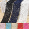 PUAK523 Elastische Spitzenborte, Vintage-Stil, Blumen-Spitzenband, Besatz, DIY-Handwerk, weich, schön, Spitzen-Nähband für Brautkleid, Hochzeitskleid, Rock, Kleidung, Dekoration (schwarz)