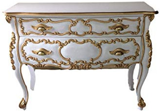 Antik 60593 Louises Barock Rokoko Kommode Sideboard Breite 115 cm