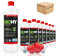 BiOHY WC-Reiniger (12 x 1 Liter) | Bio Toilettenreiniger mit frischem Schaum | EXTRA STARK | Badreiniger Gel wirkt effektiv gegen Kalk & Urin | säubert die Toilette blitzschnell