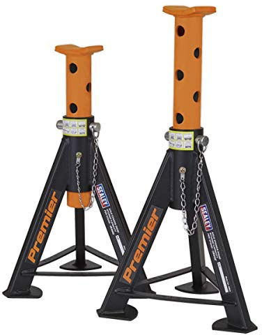 Sealey AS6O Axle (Pair) 6tonne Capacity per Stand-Orange