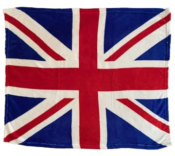 Pitter Patter Union Jack Printed Wrap- 29150(OneSize(75CMX75CM))