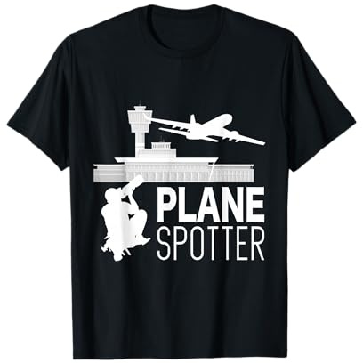Planespotter Pilot Flugzeug Fliegen Hobby Geschenk T-Shirt
