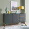 Noa and Nani Otto Sideboard Large 2 Door With Drawer In Grey