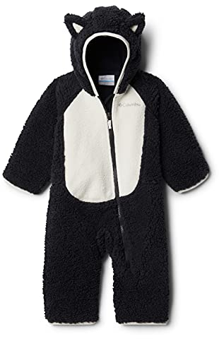 Columbia Foxy Baby, Combinaison Bébé Polaire Sherpa,Black, Blanc Chalk,18/24