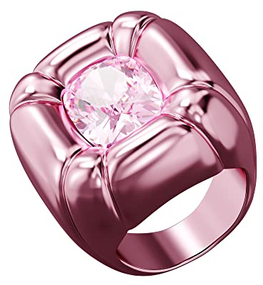 Swarovski 32018639 Bague pour femme en aluminium et cristal Rose Taille 58, 58, Aluminium, Cristal
