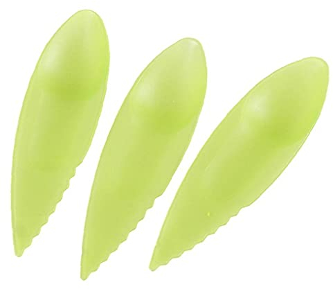 3 PCS Plástico Slicer Kiwi Cuchara de frutas Splitter Accesorios de cocina Color aleatorio