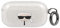 Karl Lagerfeld KLA3UKHGS Hülle für AirPods 3 Silber Glitter Karl`s Head