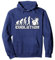 Batterie Evolution Drummer Retro Batteur Homme Sweat à Capuche