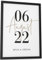 Papierschmiede® Paar Poster Personalisiert mit Namen und Datum, DIN A4 (21x30 cm) Bilderrahmen wählbar, Personalisiertes Poster, Bild zur Hochzeit Geschenk Jahrestag Liebe „Wedding Kalligrafie“