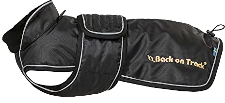 Back on Track Hundemantel Buddy für Dackel, Basset und Drever (68 cm, schwarz)