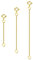 3 Stück 14 Karat Gold Halskette Verlängerung 925 Sterling Silber Kettenverlängerung Armband Verschluss Verlängerung für Schmuckherstellung Box Ketten 0,8 mm 2 3 4 Zoll