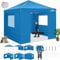 COBIZI Tonnelle Pliante 3x3 Imperméable avec 4 Parois Barnum Pliant 3x3 Professionnel Protection UV Chapiteau Pliable Tente de Reception Tonnelle de Jardin,Terrasse,Exterieur