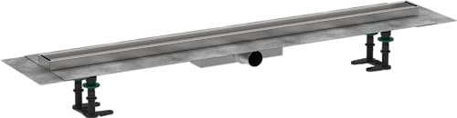 hansgrohe 56171000 RainDrain Compact Duschrinne 1000 befliesbar für Flache Installation Komplettset