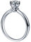 EKSED Massiver 0,5 ct Lab Grown Diamond D Farbe Vvs1 Hearts And Arrows Moissanit Diamant 4 Zinken Solitär Ehering