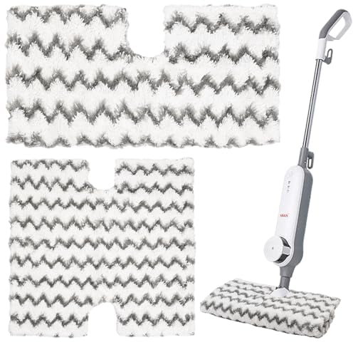 Hanunalir 2 Pack Mop Replacement Pads for Shark Steam, Ultra-Fine Fiber Cleaning Cloths for S3973 S3973D S5002 S6001, Steam Mop Accessories