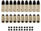 Nihowban Trainings-Schnappkappen, 9 mm, Trockenes Feuer, Training, Dummy, Übungen, sicheres Laden, Schießen (20 Stück)