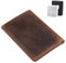 Carbosing Portefeuille à Deux Volets en Cuir avec Porte-Cartes de crédit pour Homme, Portefeuille Vertical Fin pour Homme, Poche Fine, Portefeuille Minimaliste, 6 emplacements Cartes (Brun foncé)
