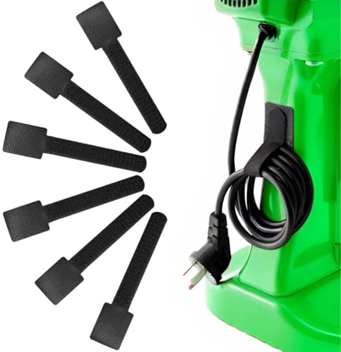 ATARAXIA HOME Set de 6 Recoge Cables Adhesivo - Organizador de Cables para Electrodomésticos y Cocina - Recogecables Adhesivos - Organizador Cabos, Recogedor de cables (6 Unidades)