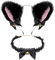 YSTrillion Bandeaux Oreilles de Chat,2 Pièces Oreille de Chat Serre Tete,Cosplay Serre TêTe Chat pour Femmes Filles Vie Quotidienne et Décoration de Fête Cosplay Fête Halloween Jeu de Rôle