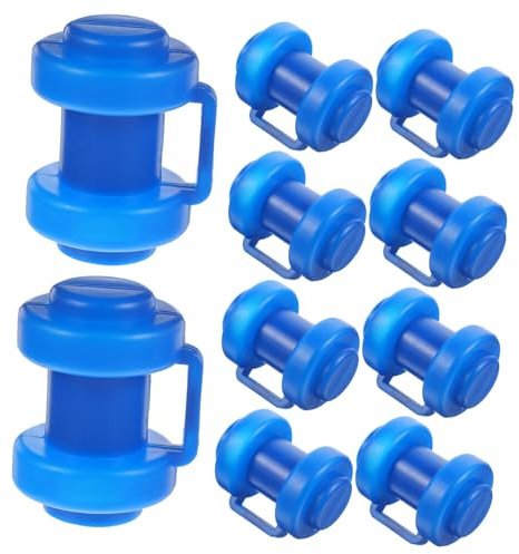 BELLIFFY 10 Stück Trampolin Ersatzteile Set Verschleißfeste Stangenabdeckungen Aus Kunststoff Ideal Für Reparaturen Und Zubehör Für Gartentrampoline Universalgröße