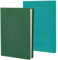 craspire 2Pcs dehnbarer Buchabdeckungsschutz grüner Buchabdeckungen 7 x 13 Zoll Stoff Notebook Wrap Sleeve bis zu 7 x 9 Zoll dehnbares Rechteck Wiederverwendbare waschbare Abdeckung für Hardcover
