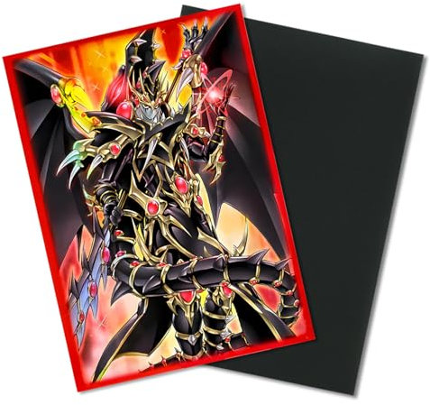 50 PCS Art Card Sleeves HD Printed Anime Card Sleeves for YGO 63 mm X 90 mm Protective Card Sleeves in Japanese Size Trading Card Sleeves