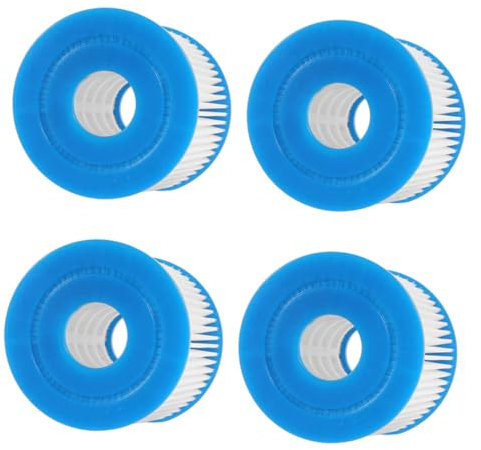 Toddmomy 4 Pièces Filtre Pompe Piscine Gonflable Remplacement Filtre De Piscine Cartouche Crépine pour