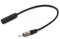 Panlouting Adaptador de Cable Alargador para Antena de Radio Coche | DIN Macho a DIN Hembra | 35cm | Cable Coaxial RG174 FM AM para Vehículos, Camiones, Autoestéreos