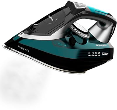 Cecotec Plancha de Ropa de Vapor Fast&Furious 5060 Ultra Steam. 3200W, Sistema Apagado Automático, Vapor Continuo 70g/min, Golpe de Vapor 270 g/min, Sistema Antigoteo, Doble Suela Cerámica