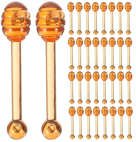 Veemoon 100 Pièces Spatules Cosmétiques Mini Cuillères pour Soin des Lèvres et Pot de Miel Applicateurs Réutilisables Brillant à Lèvres Outils Précis pour Crèmes et Soins Peau Couleur