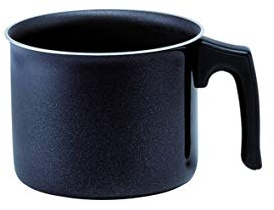 Ballarini Firenze Milchkocher, Cortan, Schwarz, Durchmesser 14 cm