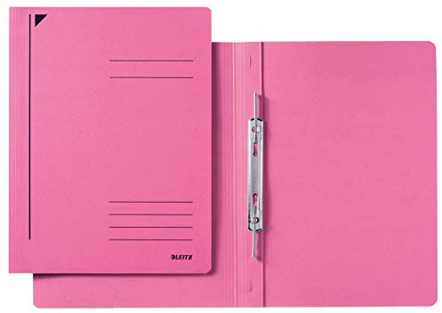 Leitz 3040-00-22 Spiralhefter, A4, kaufmännische Heftung, Colorspankarton, rosa