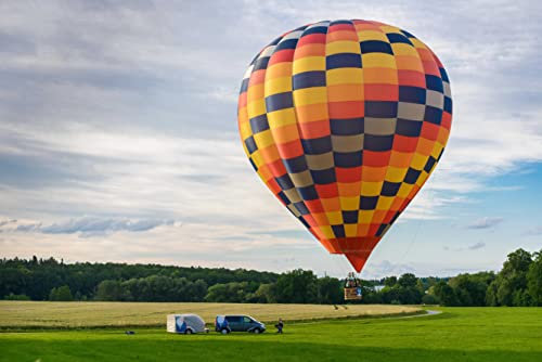 hansepuzzle 21104 - Ballon-Fahrt Puzzle 2000 Teile - Sport Motiv mit hochwertiger Aufbewahrung: Kartonbox und wiederverschließbarem Beutel - Format 90 × 60 cm
