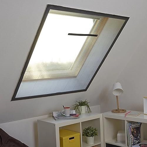 MADECOSTORE Moustiquaire fenêtre de Toit Anti-Chaleur - - L130 x H150cm