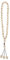 Gebetskette, 33 Perlen Gebetsperlen Muslimisches Tesbih Gebetskette Harz Mala kette Buddhistisches Stretcharmband Rosenkranz Anbetungsbedarf Zubehör 13.78in (Beige)
