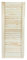 Proper Tools Louvre Door, Pine Wood, Vented Open, Ready to Paint Internal Louvre Cupboard Doors, Slatted Wardrobe Doors - 435 x 494mm