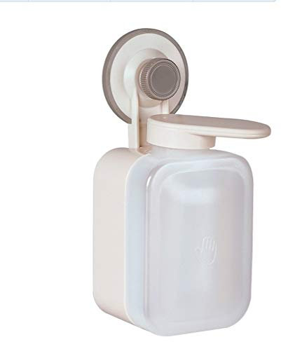 Distributeur de Savon Premium Distributeur de savon mural for salle de bains Cuisine vaisselle liquide de lavage Presse Type de distributeur de savon sans savon tactile Ventouse Distributeur de savon