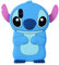 Qerrassa Blue Stit Classic Silicone Case for iPhone X/XS, Cute Animal Cartoon Cover Kids Girls Fun Soft Cases Cool Funny Design Fashion Stylish Kawaii Unique Case for iPhone X/XS