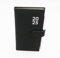 2025 Tagebuch mit Wochenansicht, weiches Leder, 16 x 8,5 cm, mit Stift, Schwarz Journal with Pen Black, wichtige Termine und Geburtstage, Stundenpläne, Notizen, internationale Vorwahlen