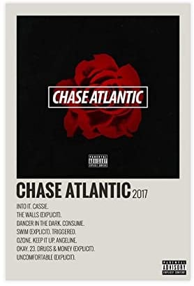 Chase Atlantic 29 (1) Leinwand-Poster, Schlafzimmer, Dekoration, Sportlandschaft, Büro, Raumdekoration, Geschenk, ungerahmt: 40 x 60 cm