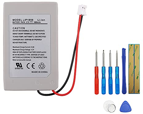 Swark LIP1359/1859 Batteria compatibile con Playstation 3 PS Sixaxis, PS3 Joystick con strumenti