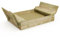 WICKEY Sandkasten Holz Sandkiste Flippey 110x165 cm mit Klappdeckel für Kinder, Buddelkiste, Spielplatz im Garten aus Holz, langlebiger Abenteuerspielplatz für Kinder